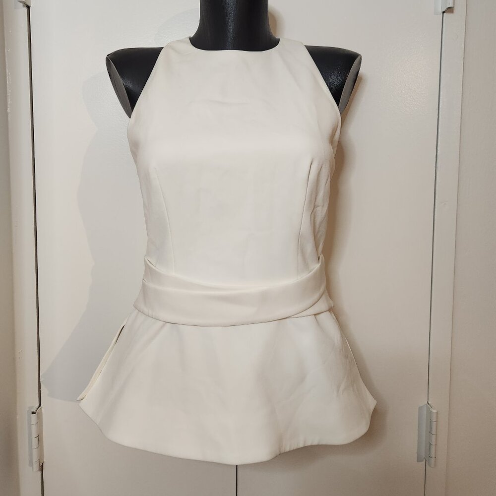 Keepsake white dress top size small